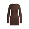 SMOOTH LAYERS CREWNECK MINI DRESS