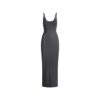 SMOOTH LAYERS SCOOP NECK LONG DRESS SMOOTH LAYERS SCOOP NECK LONG DRESS
