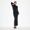 SMOOTH LAYERS TURTLENECK LONG DRESS