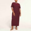 SOFT LOUNGE RINGER T-SHIRT LONG DRESS SOFT LOUNGE RINGER T-SHIRT LONG DRESS