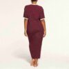 SOFT LOUNGE RINGER T-SHIRT LONG DRESS SOFT LOUNGE RINGER T-SHIRT LONG DRESS