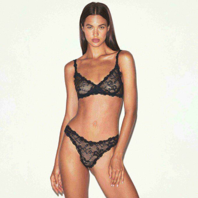 STRETCH LACE UNLINED DEMI BRA STRETCH LACE UNLINED DEMI BRA