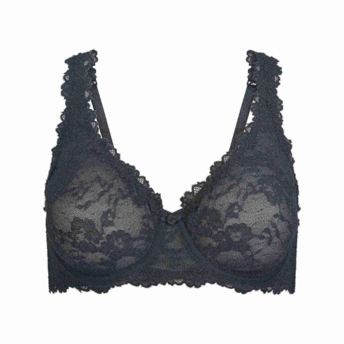 STRETCH LACE UNLINED FULL COVERAGE BRA STRETCH LACE UNLINED FULL COVERAGE BRA