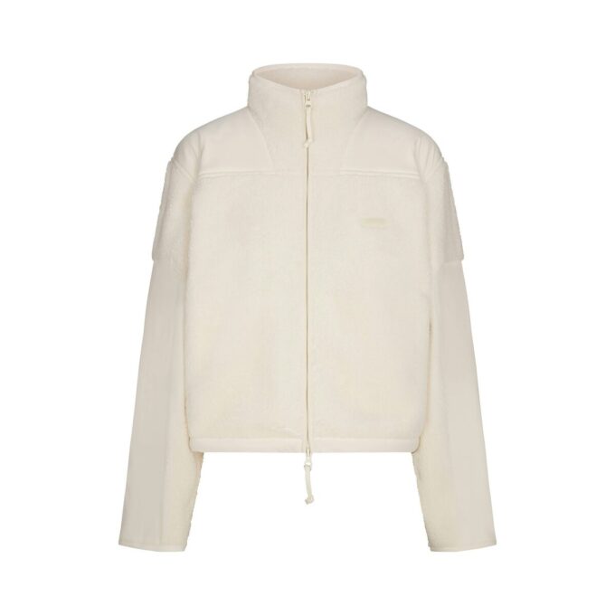 TEDDY BOXY ZIP UP JACKET TEDDY BOXY ZIP UP JACKET