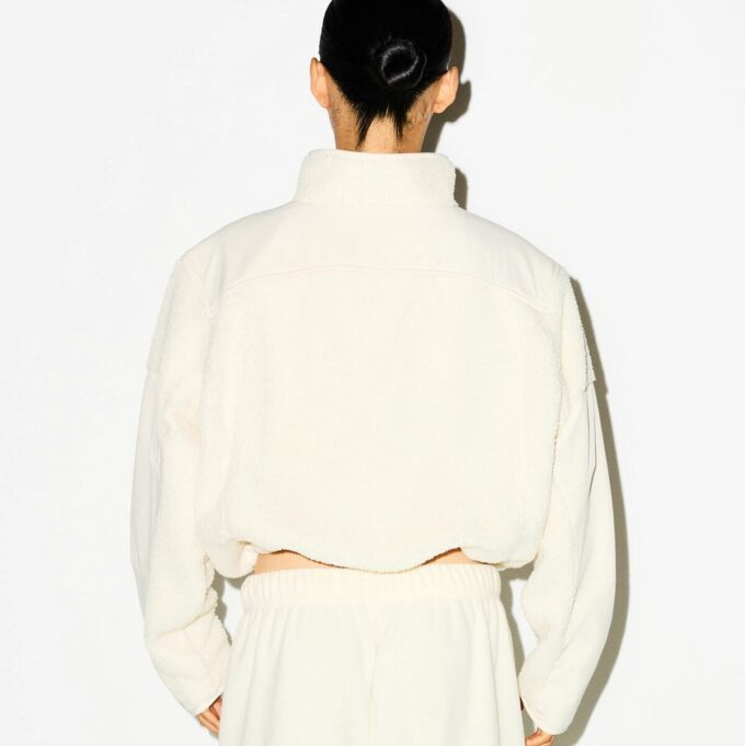 TEDDY BOXY ZIP UP JACKET TEDDY BOXY ZIP UP JACKET