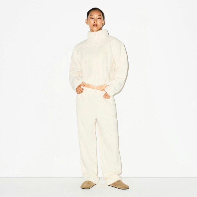 TEDDY BOXY ZIP UP JACKET TEDDY BOXY ZIP UP JACKET