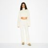 TEDDY FUNNEL NECK CROPPED JACKET TEDDY FUNNEL NECK CROPPED JACKET