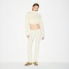 TEDDY FUNNEL NECK CROPPED JACKET TEDDY FUNNEL NECK CROPPED JACKET