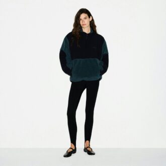 TEDDY OVERSIZED HALF ZIP UP PULLOVER