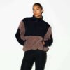 TEDDY OVERSIZED HALF ZIP UP PULLOVER
