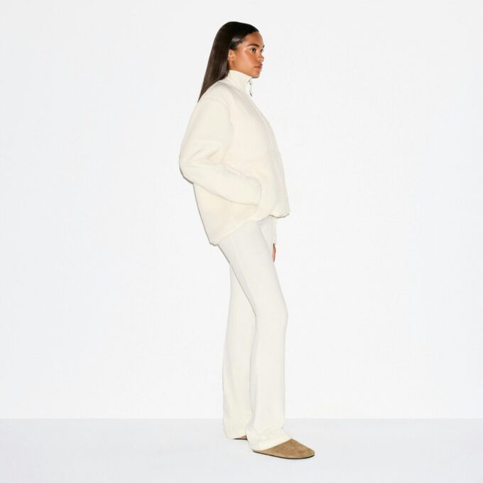 TEDDY OVERSIZED HALF ZIP UP PULLOVER