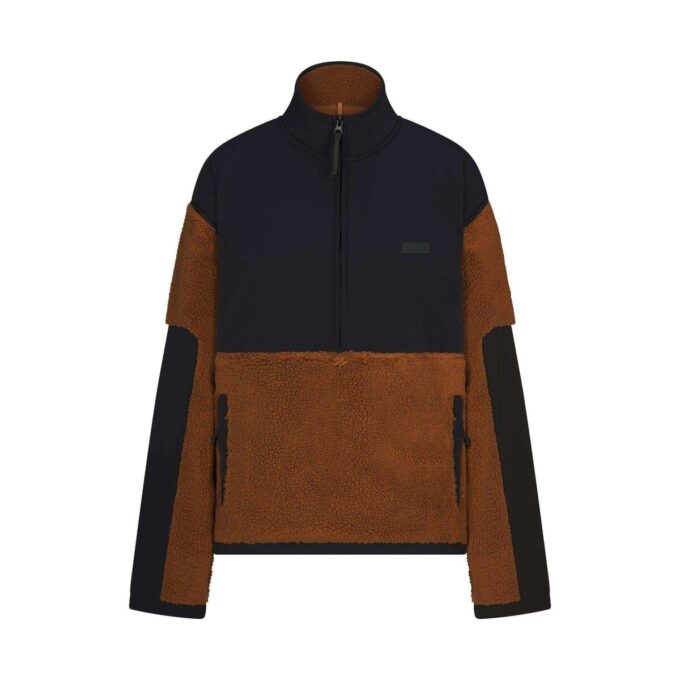 TEDDY OVERSIZED HALF ZIP UP PULLOVER