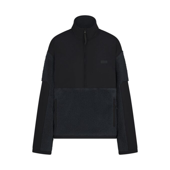 TEDDY OVERSIZED HALF ZIP UP PULLOVER