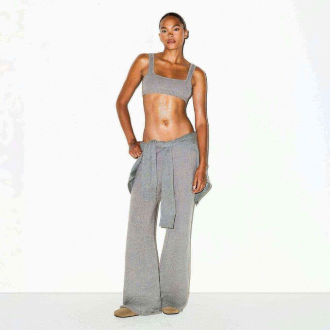 TEXTURED KNIT BRALETTE