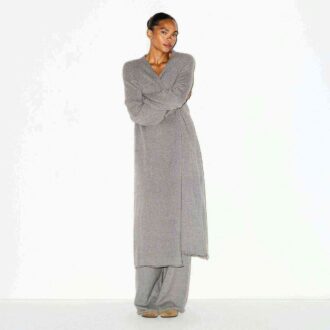 TEXTURED KNIT LONG CARDIGAN TEXTURED KNIT LONG CARDIGAN