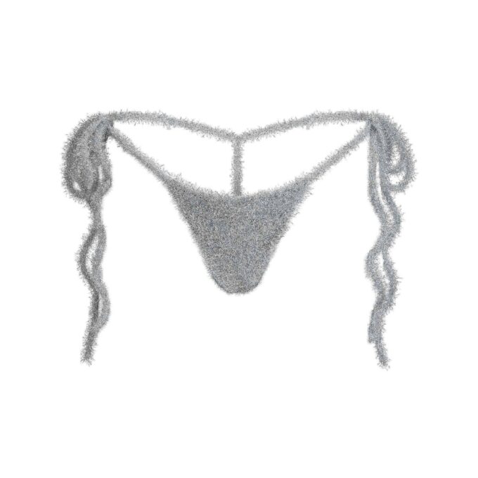 TINSEL BRALETTE AND THONG SET TINSEL BRALETTE AND THONG SET