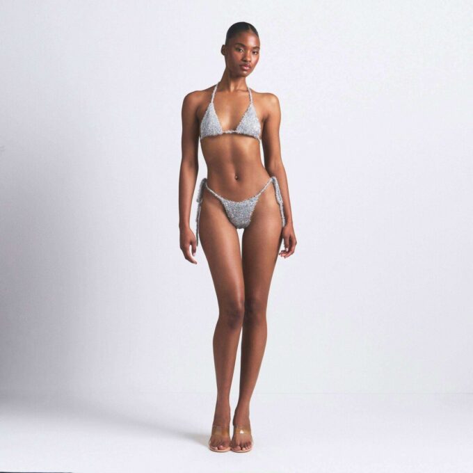 TINSEL BRALETTE AND THONG SET TINSEL BRALETTE AND THONG SET