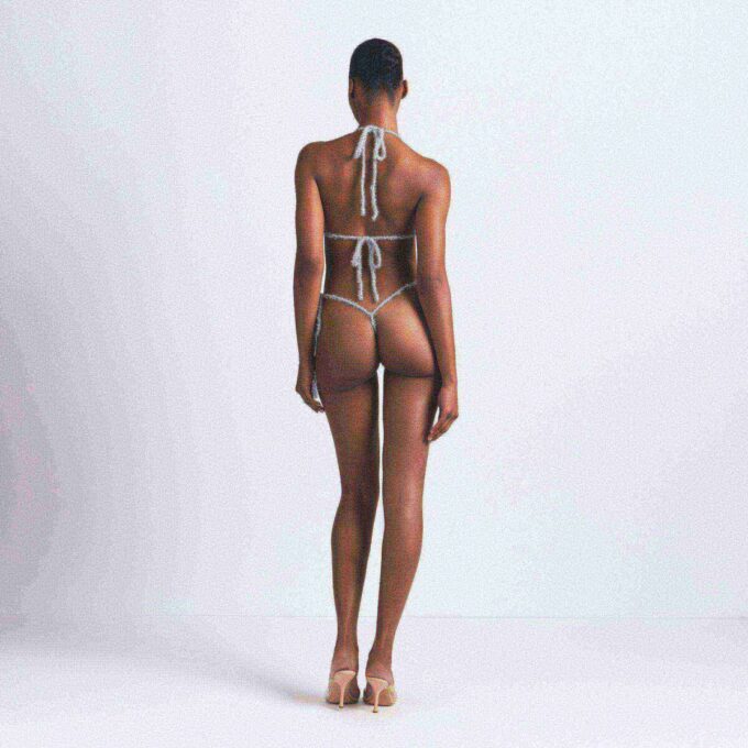 TINSEL BRALETTE AND THONG SET TINSEL BRALETTE AND THONG SET