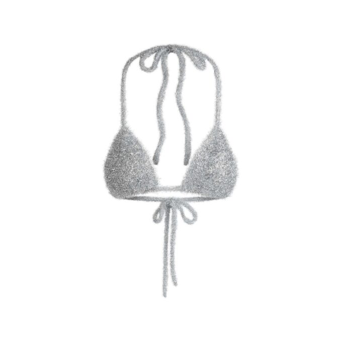 TINSEL BRALETTE AND THONG SET TINSEL BRALETTE AND THONG SET