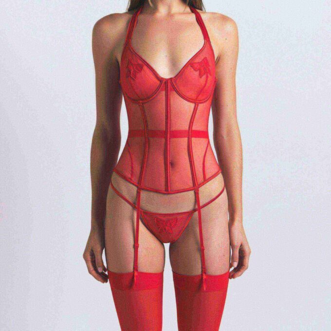 TULLE GARTER CORSET TULLE GARTER CORSET