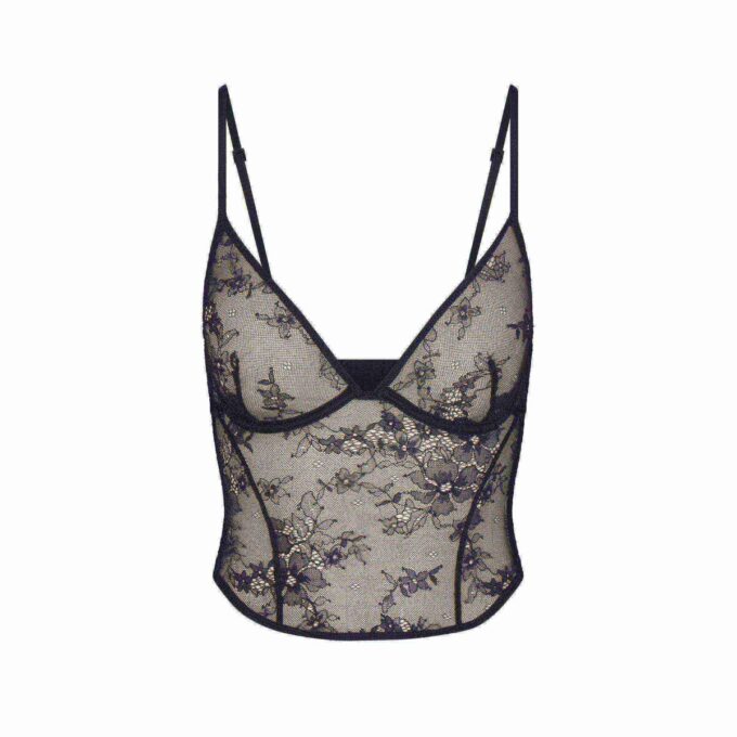 ULTRA FINE LACE PLUNGE CORSET ULTRA FINE LACE PLUNGE CORSET