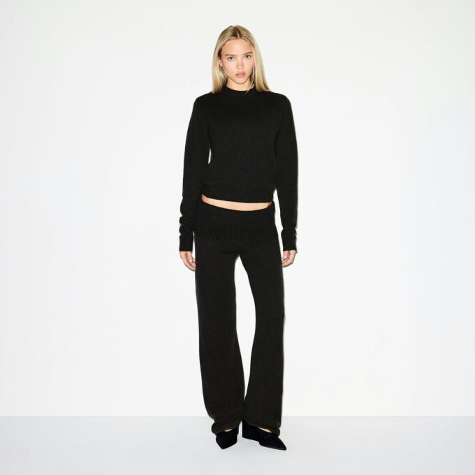 WOOL CASHMERE FOLDOVER PANT WOOL CASHMERE FOLDOVER PANT