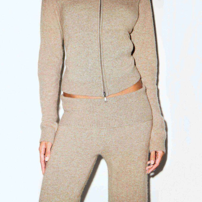 WOOL CASHMERE FOLDOVER PANT WOOL CASHMERE FOLDOVER PANT