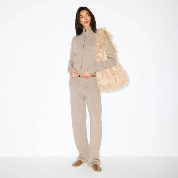 WOOL CASHMERE FOLDOVER PANT WOOL CASHMERE FOLDOVER PANT