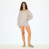 WOOL CASHMERE OVERSIZED V NECK SWEATER WOOL CASHMERE OVERSIZED V NECK SWEATER