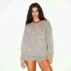 WOOL CASHMERE OVERSIZED V NECK SWEATER WOOL CASHMERE OVERSIZED V NECK SWEATER
