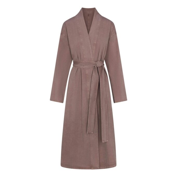 WOVEN LOUNGE LONG ROBE