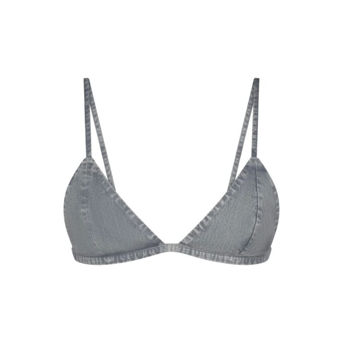 WOVEN LOUNGE TRIANGLE BRALETTE