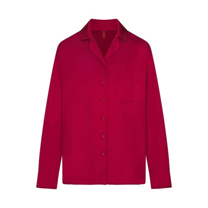 WOVEN SHINE LONG SLEEP SET WOVEN SHINE LONG SLEEP SET